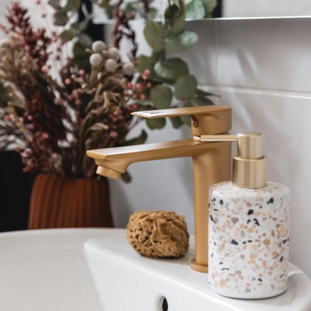 Mitigeur lavabo gold nytia