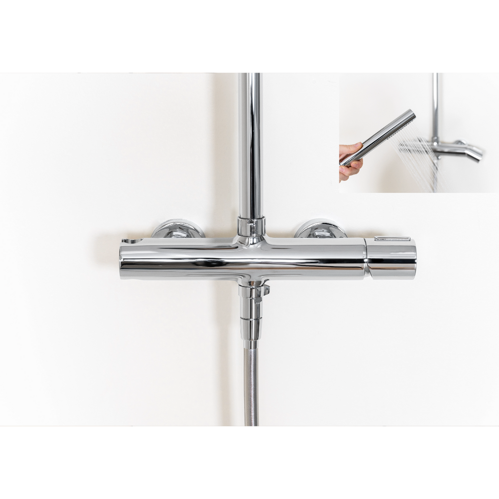 Colonne de douche chrome