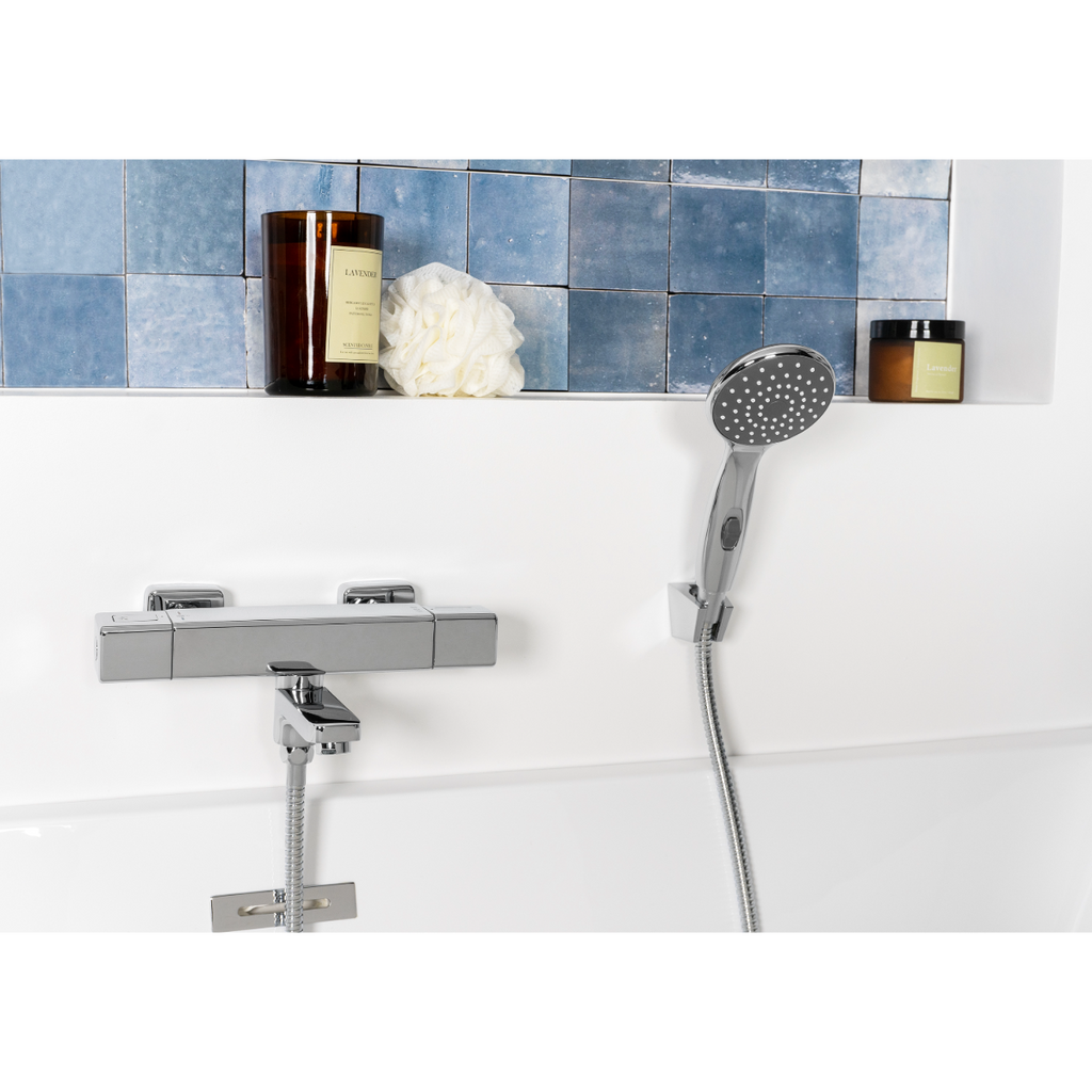 Pommeau de douche stop eau NAVAE chrome salle de bain design