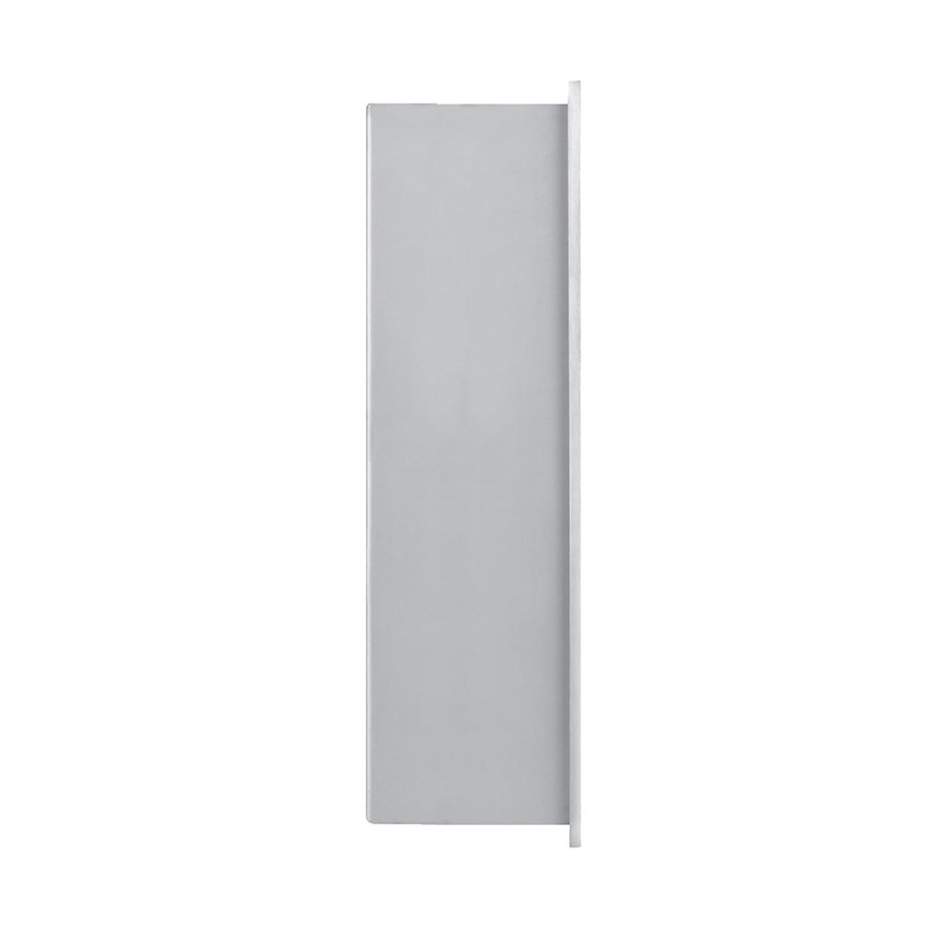 niche de douche carrée chromée 30x30cm 
