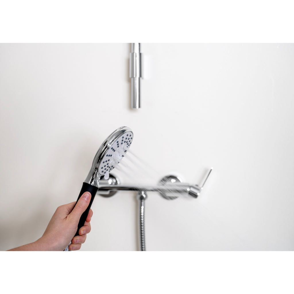 Pommeau de douche chrome noir