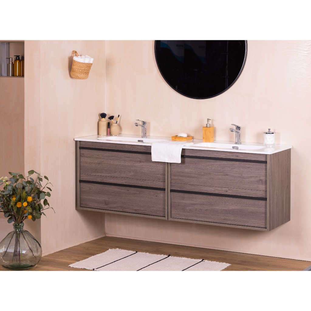 YUNA mitigeur lavabo chrome moderne design