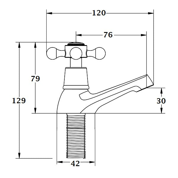 robinet lave main eau froide bas vintage dimensions