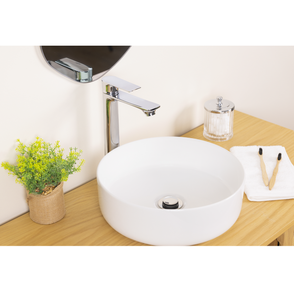 NYTIA mitigeur vasque chrome salle de bain moderne