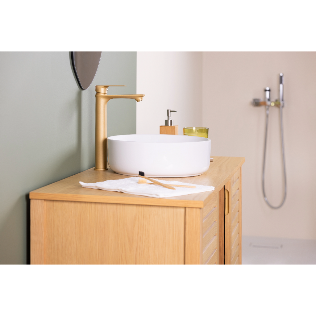 NYTIA robinet mitigeur vasque doré salle de bain moderne