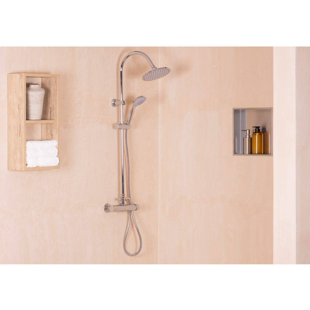 KARA colonne de douche mécanique chrome salle de bain moderne