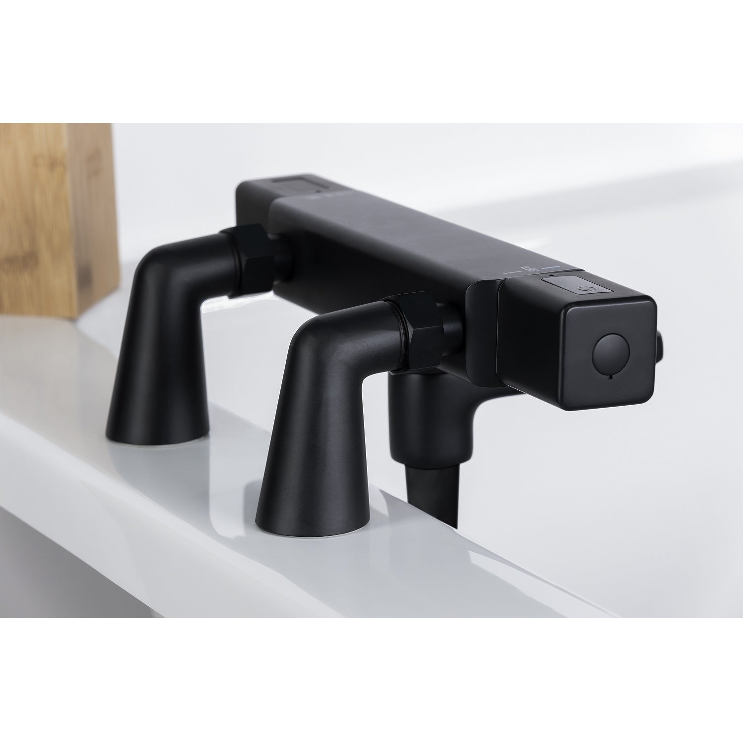 Bristan Cobalt Robinet De Baignoire Colonne Noir – COB 3/4 BLK – Finition Noire Durable, Céramique, Garantie 10 Ans