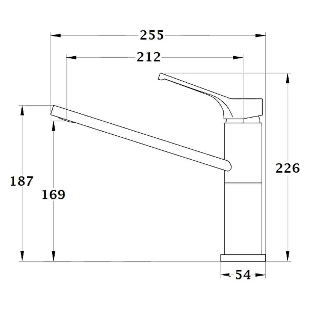 ORFEA mitigeur évier inox dimensions