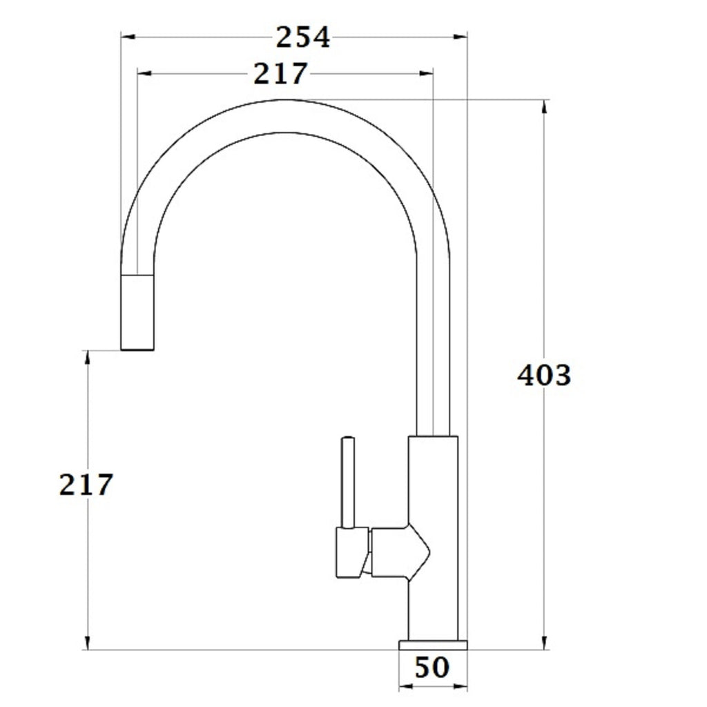 ILHEA mitigeur évier chrome dimensions