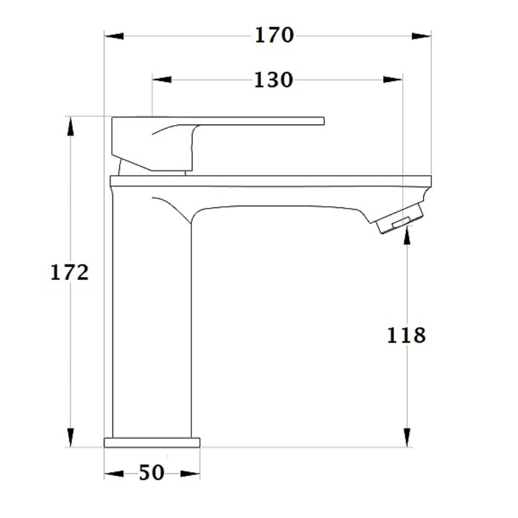 NYTIA robinet mitigeur lavabo doré dimensions