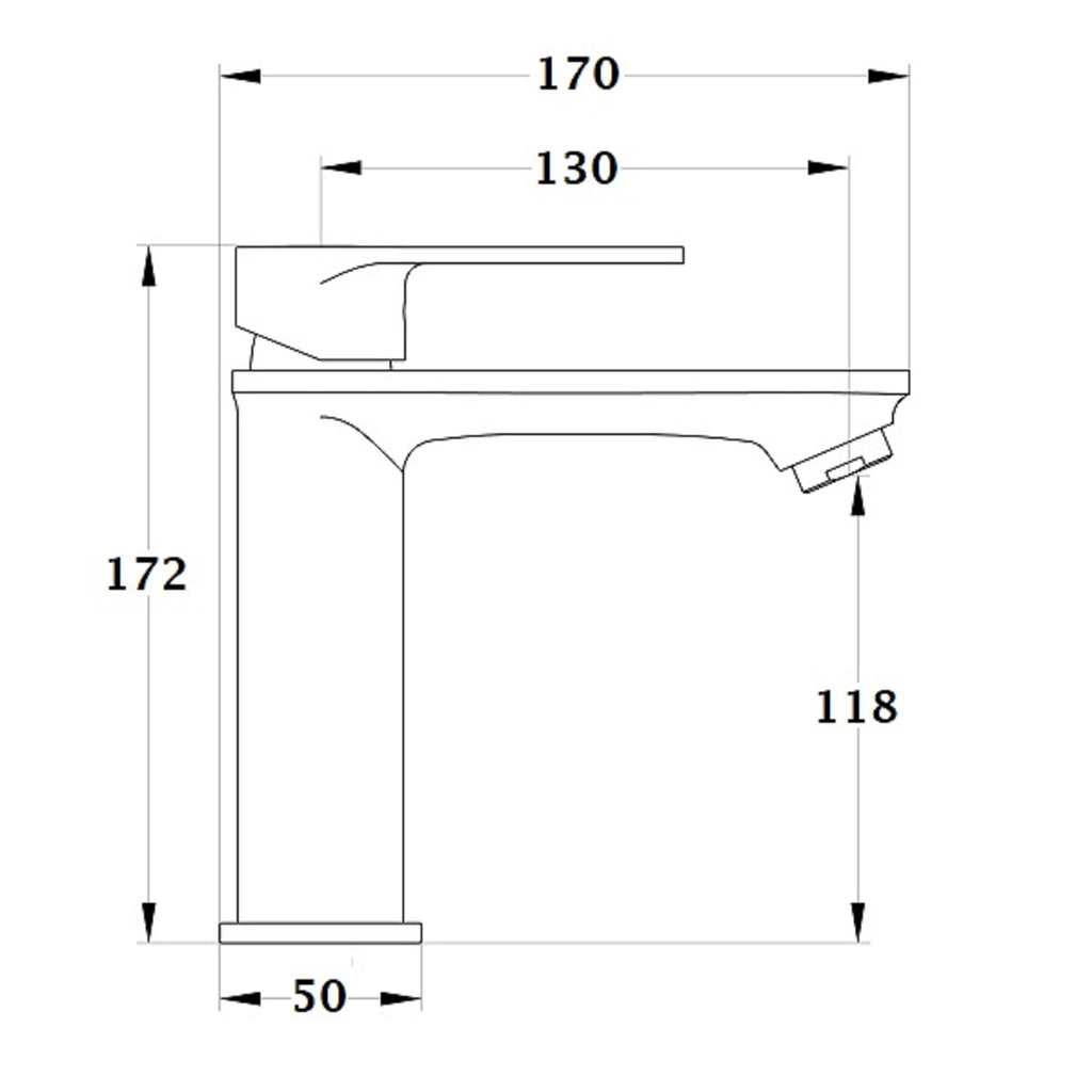 Mitigeur lavabo doré