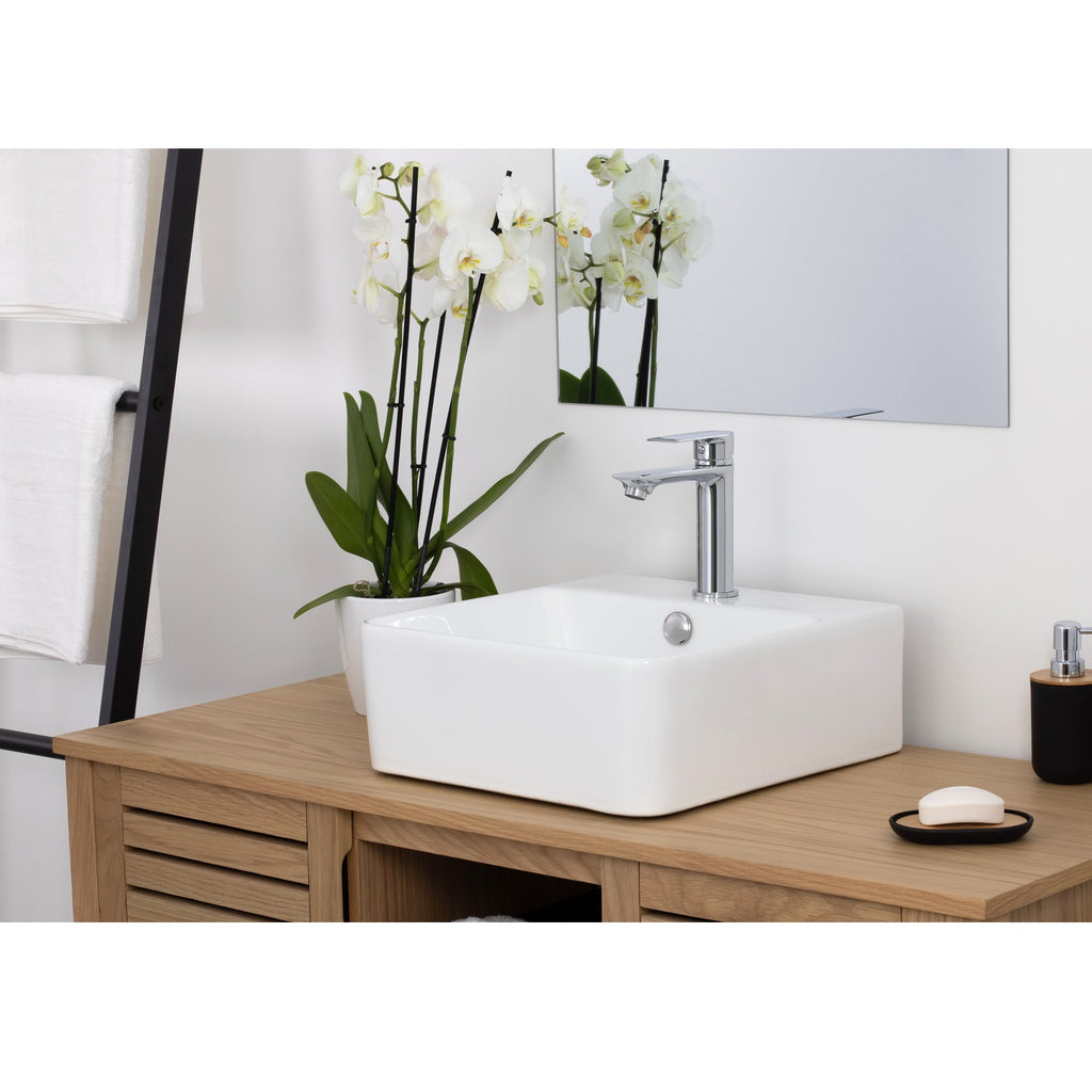 NYTIA robinet mitigeur salle de bain chrome design