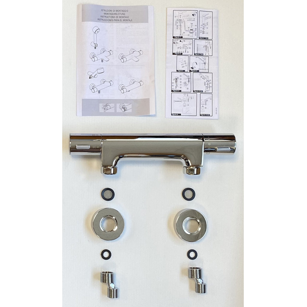 LINEATHERM mitigeur thermostatique douche NF chrome décomposition